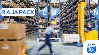Cashback RAJA e Hubix: forniture per l’imballaggio per le imprese